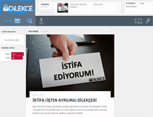 Tablet Screenshot of dilekce.net